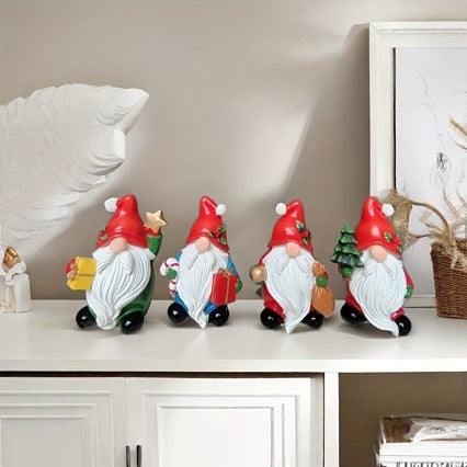 Playful Santa Claus decoration figure Kalsten