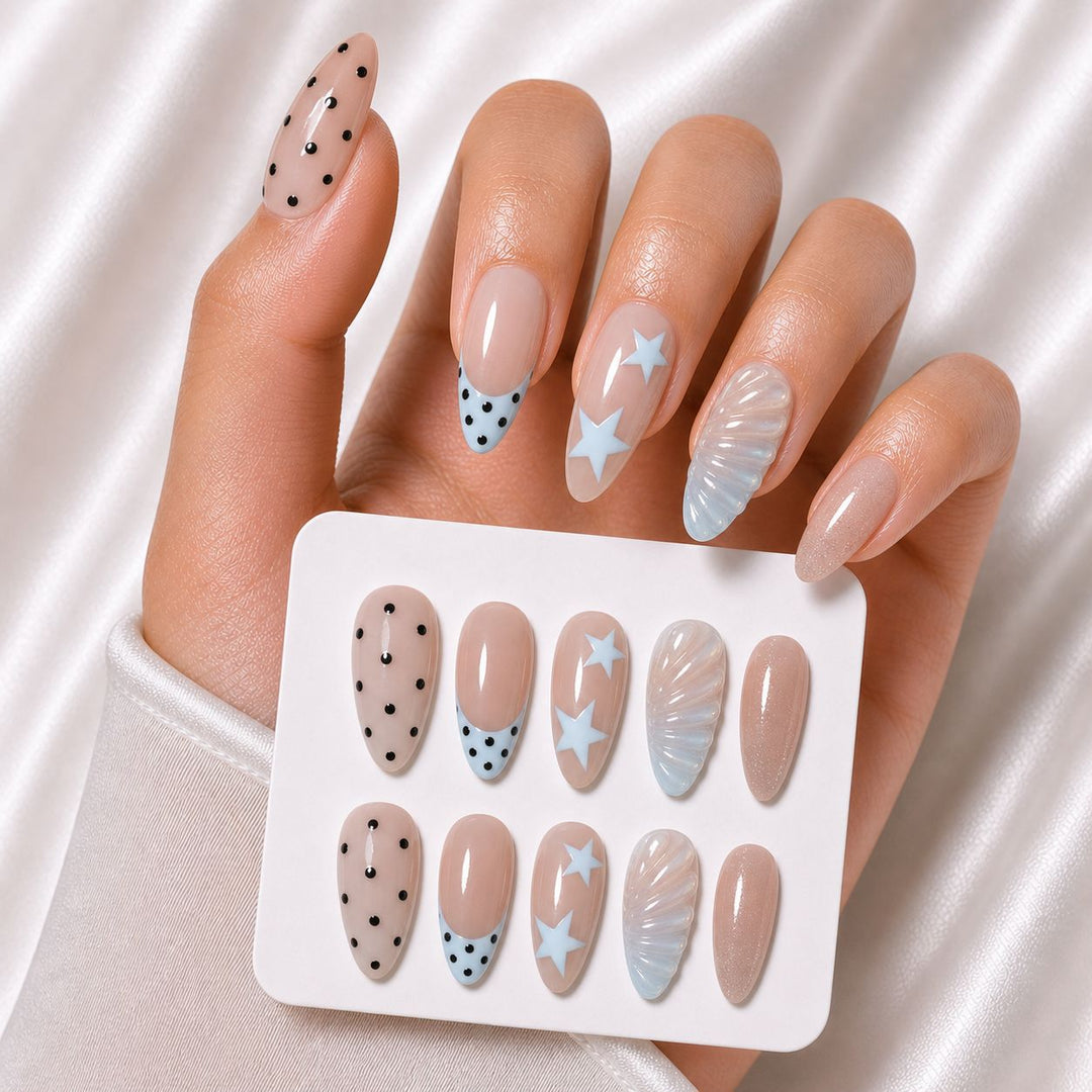 Artistic Nail Art Press-On Set Kalsten