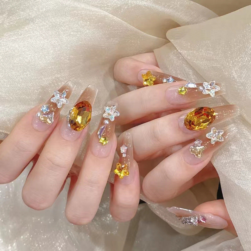 Iridescent Press-On Nail Set Kalsten