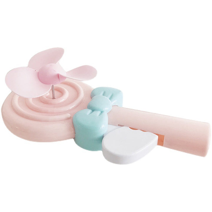 Portable hand fan for women in lollipop design Kalsten