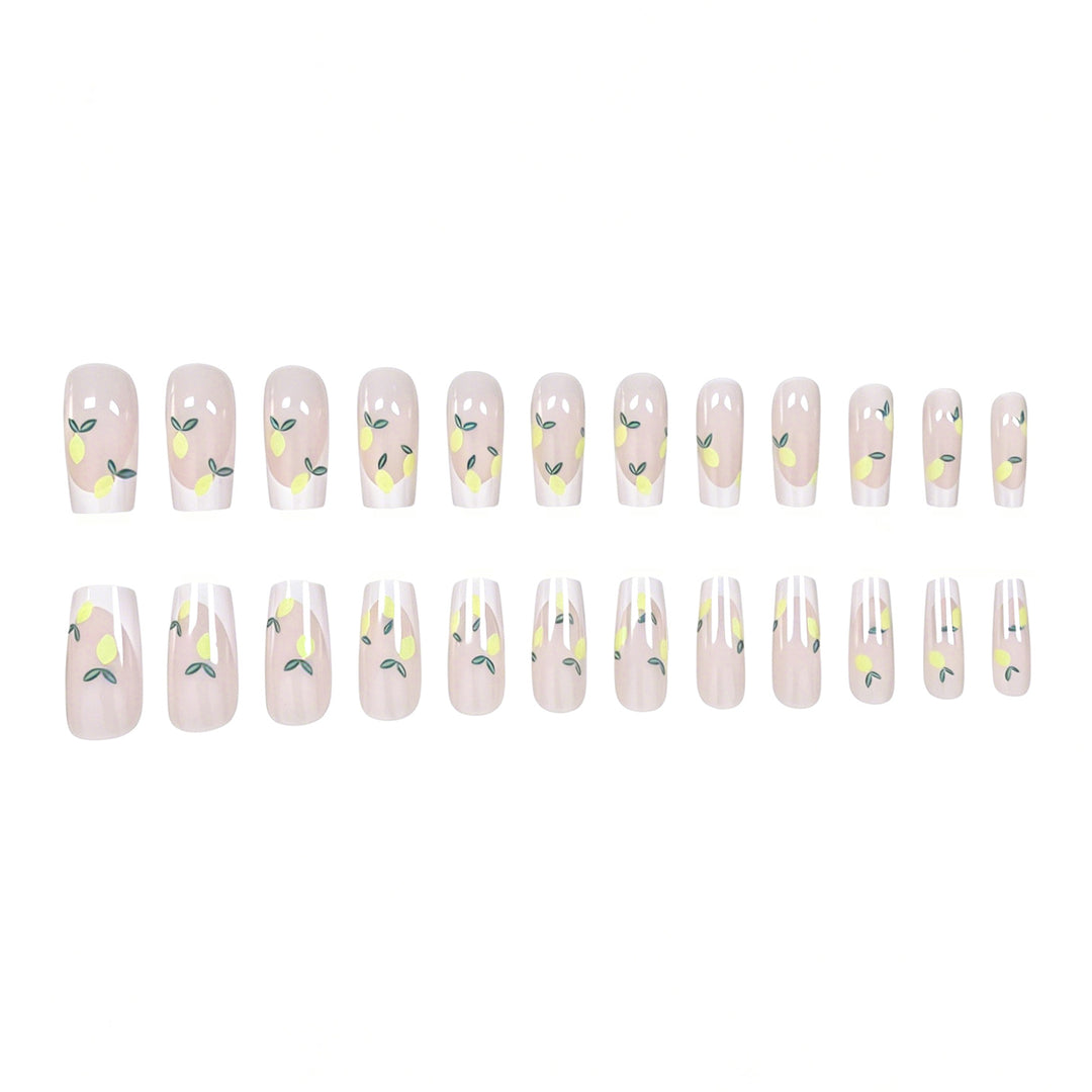 Artistic Lemon Design Press-On Nails Kalsten