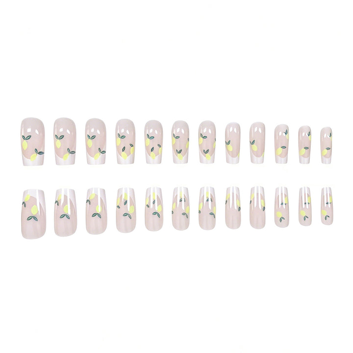 Artistic Lemon Design Press-On Nails Kalsten