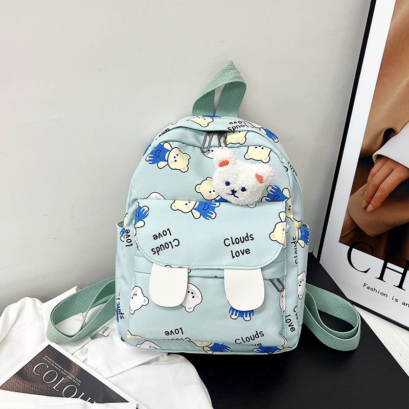 Cute Plush Bear-Themed Mini Backpack Kalsten