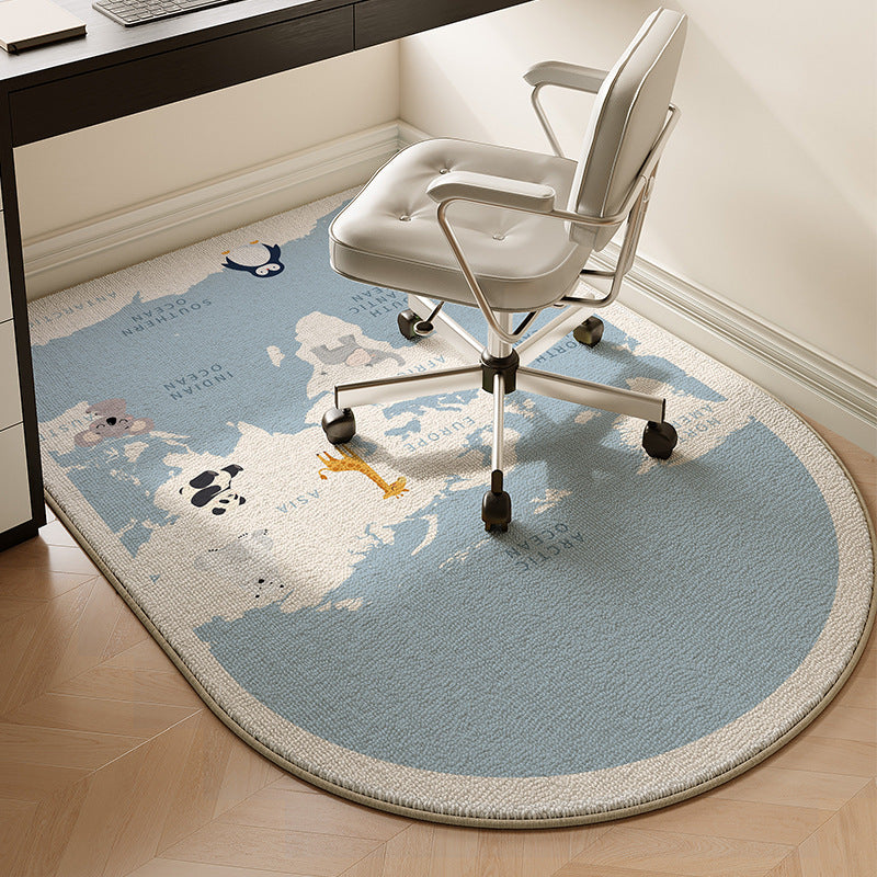 Cute Animal-Themed Plush Area Rug for Home Decor