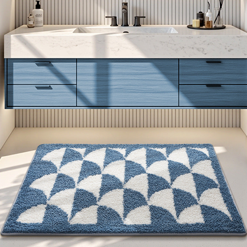 Plush Decorative Bathroom Area Mat