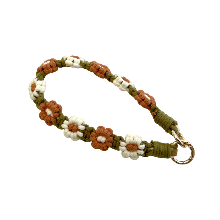 Flower Patterned Keychain Holder Kalsten