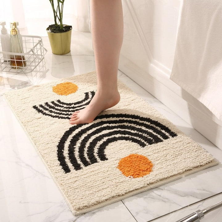 Cute Cat-Themed Bathroom Mat