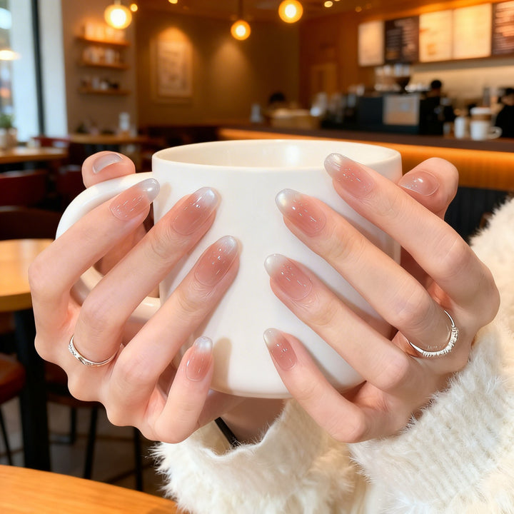 Decorative Crystal-Embellished Press-On Nails Kalsten