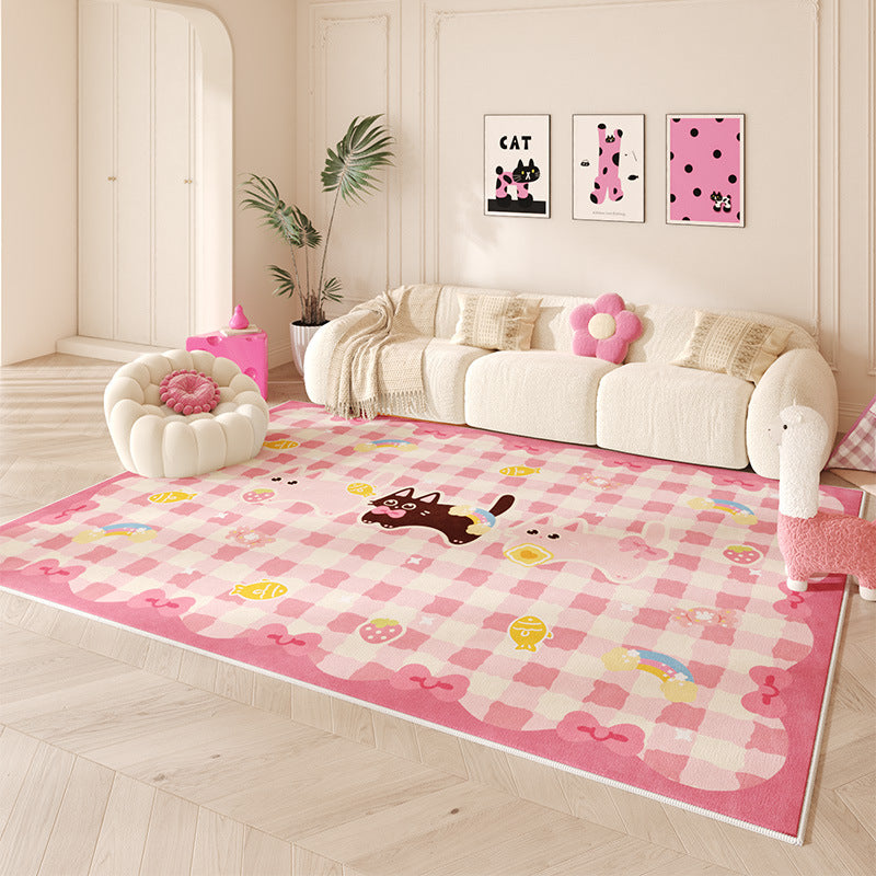 Playful Cat-Themed Area Rug