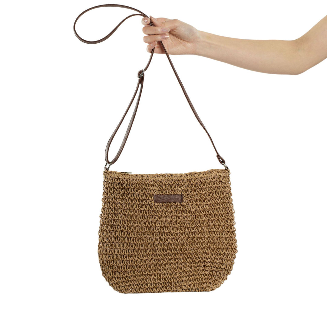 Handcrafted Rattan Crossbody Bag Kalsten