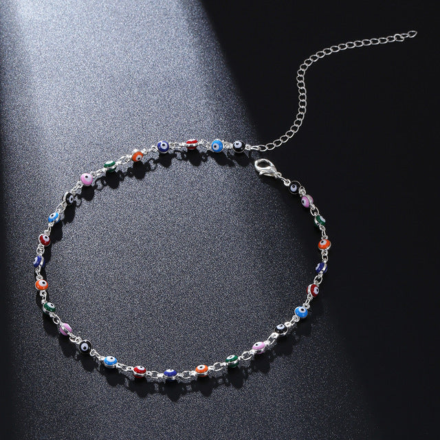 Colorful Beaded Anklet Kalsten