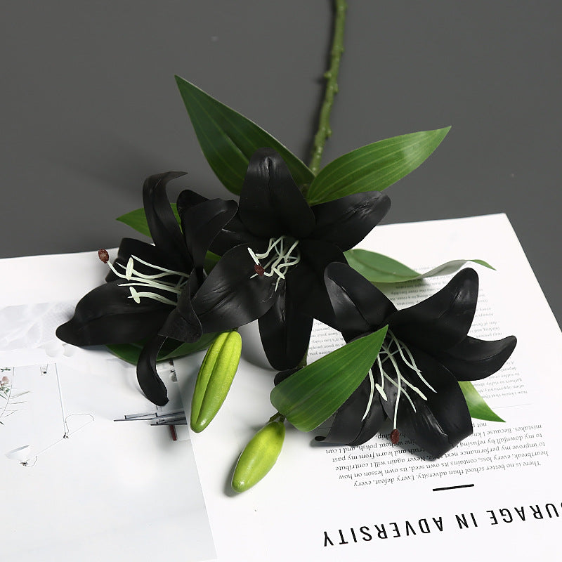 Lifelike Lily Stem Arrangement