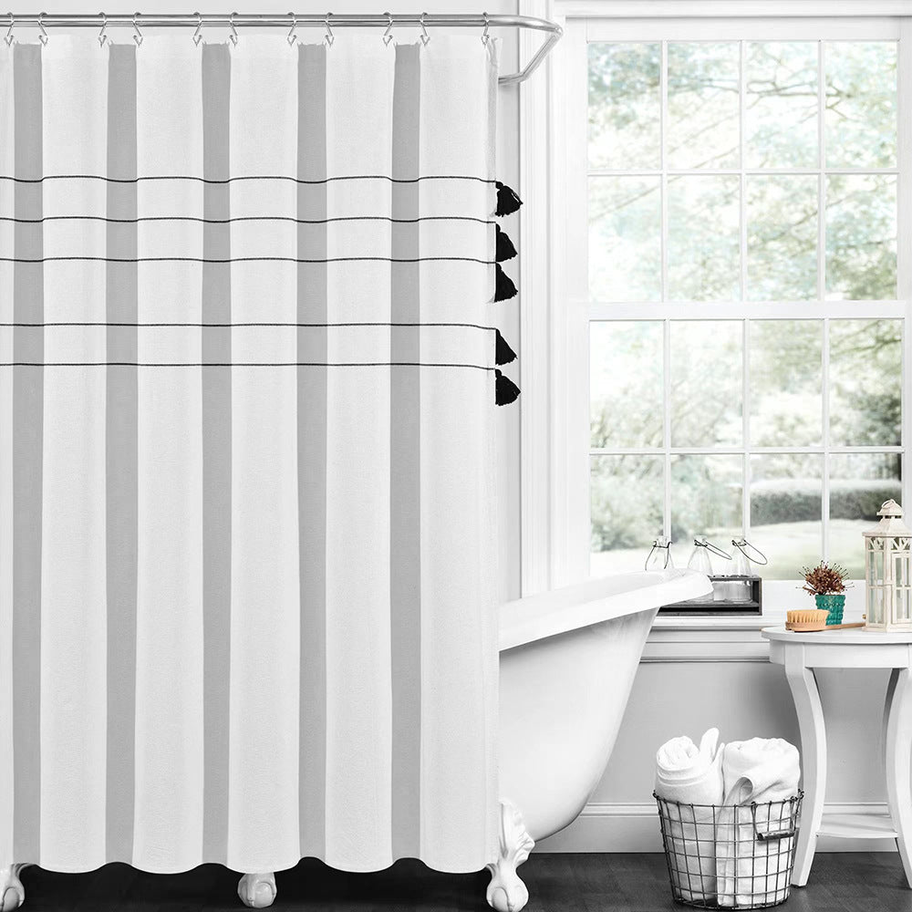 Elegant Minimalist Shower Curtain Kalsten
