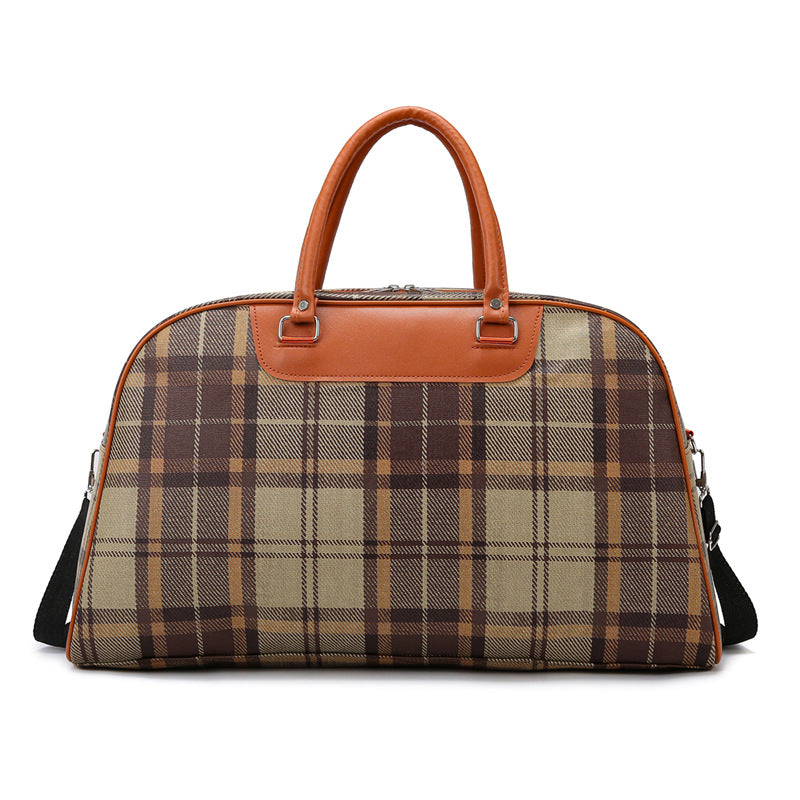 Stylish Plaid Weekend Tote Bag Kalsten