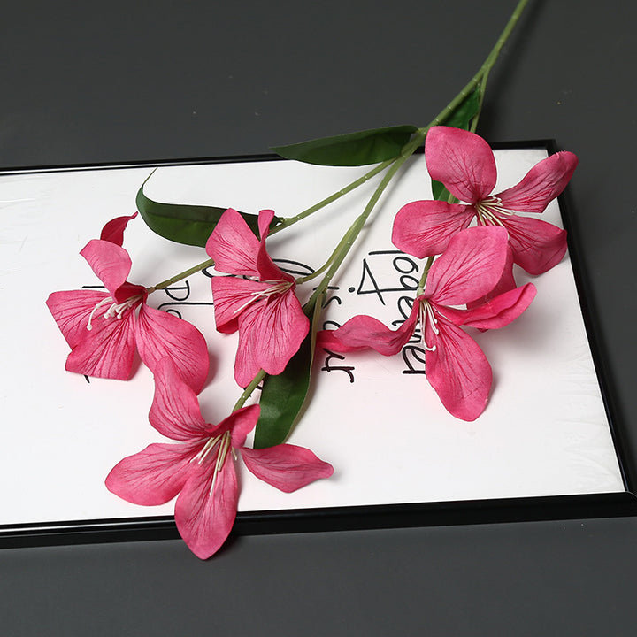 Elegant Faux Orchid Floral Stems