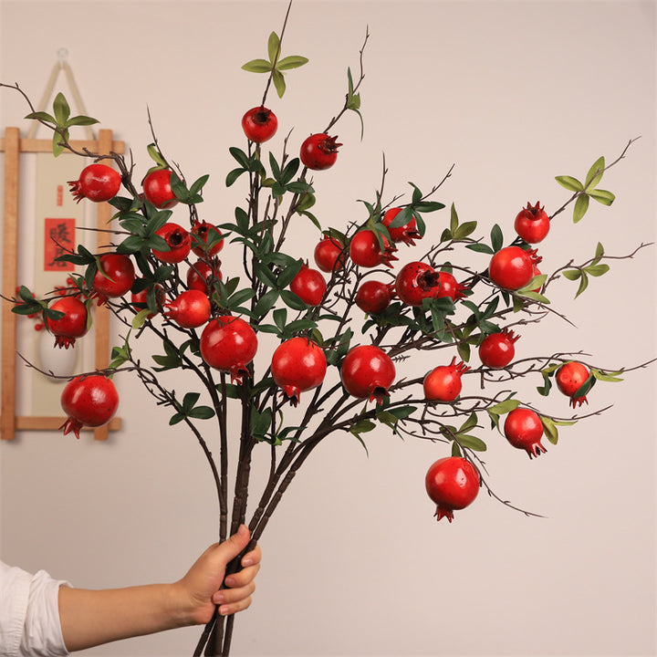 Decorative Artificial Pomegranate Branch
