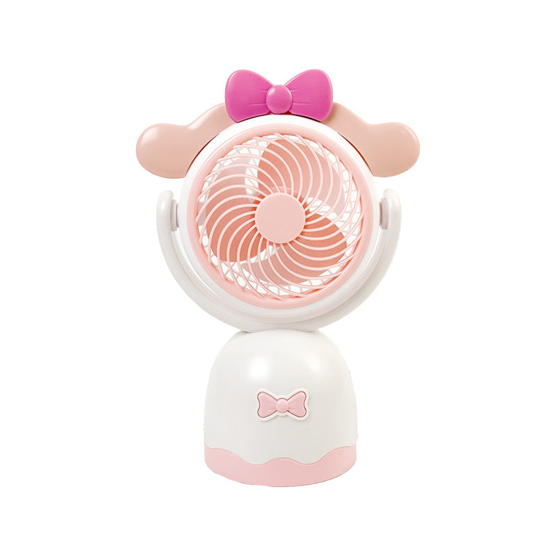 Ladies Portable Hand Fan with Cute Cat Ear Design Kalsten