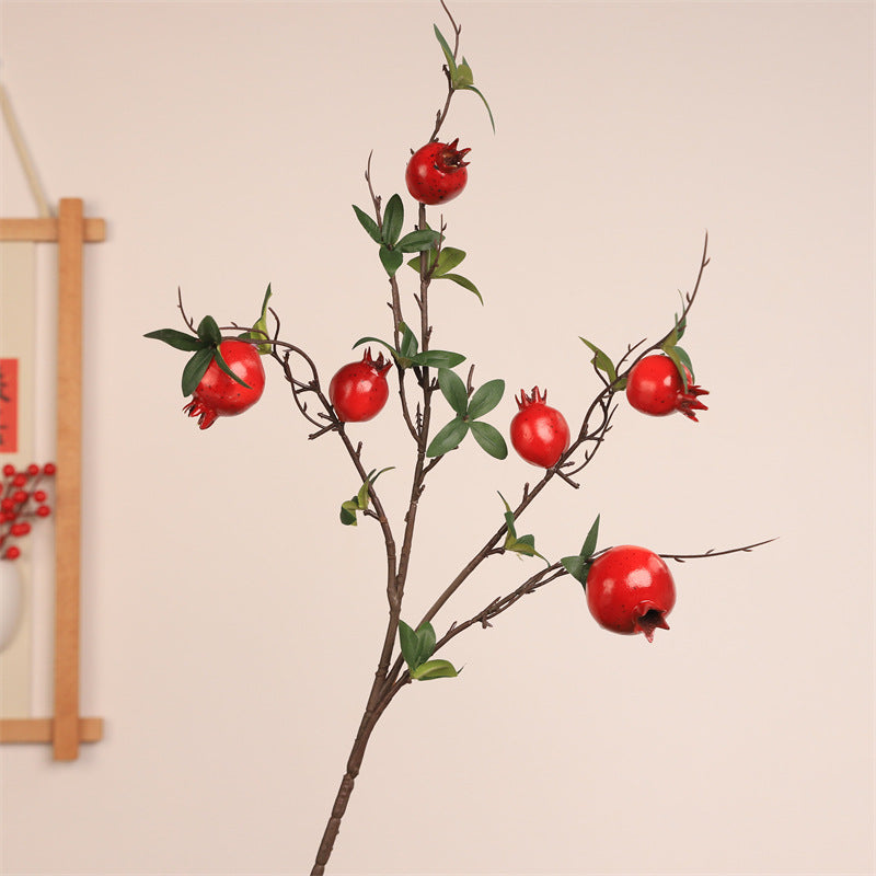 Decorative Artificial Pomegranate Branch