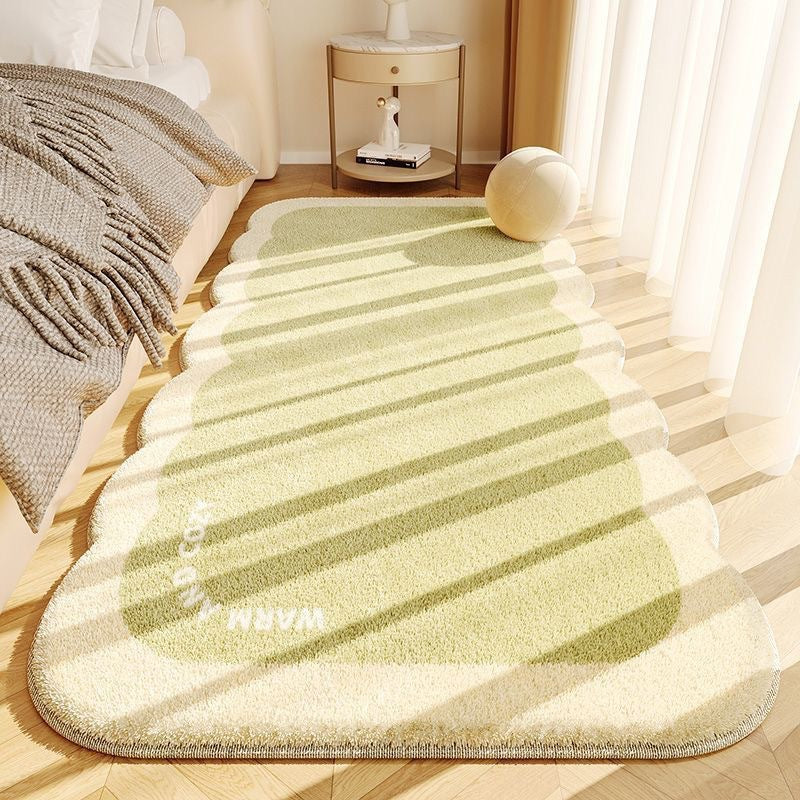 Plush Scalloped Decorative Area Rug Kalsten