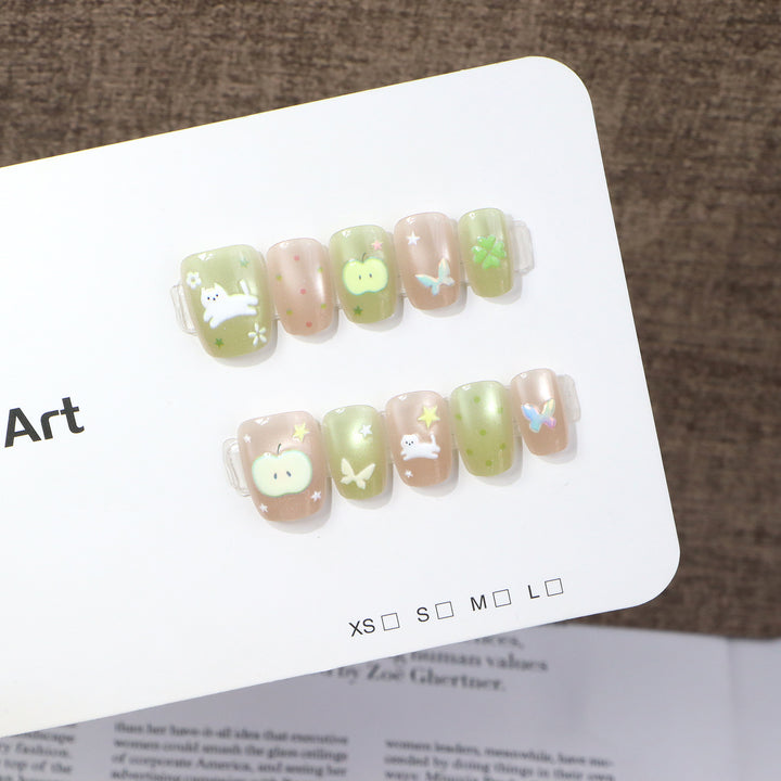 Whimsical Animal Print Press-On Nail Set Kalsten