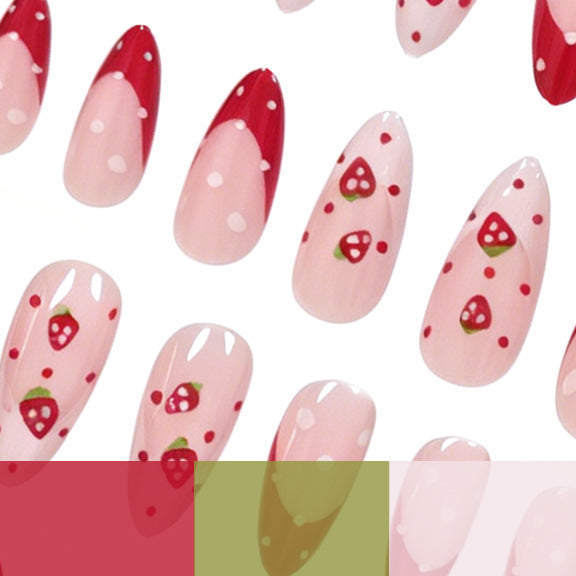 Stylish Almond-Shaped Nail Enhancements Kalsten