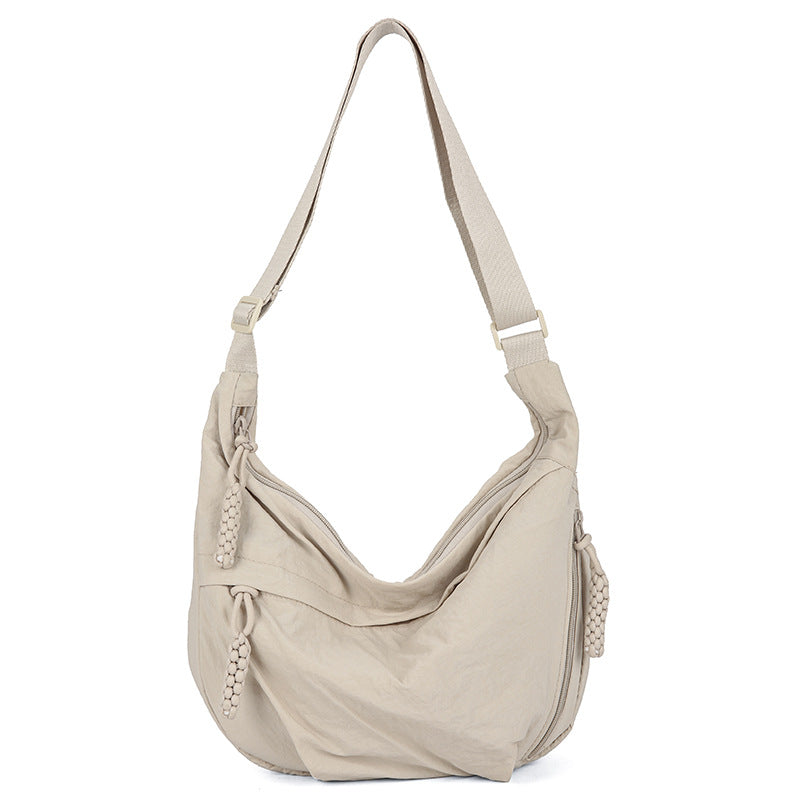 Casual shoulder bag with multifunctional zip pockets Kalsten