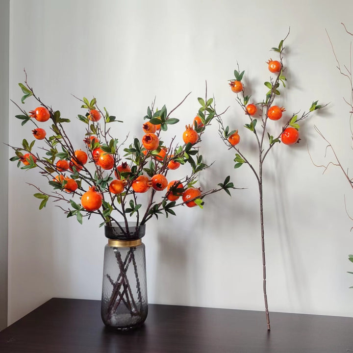 Decorative Pomegranate Branch Arrangement