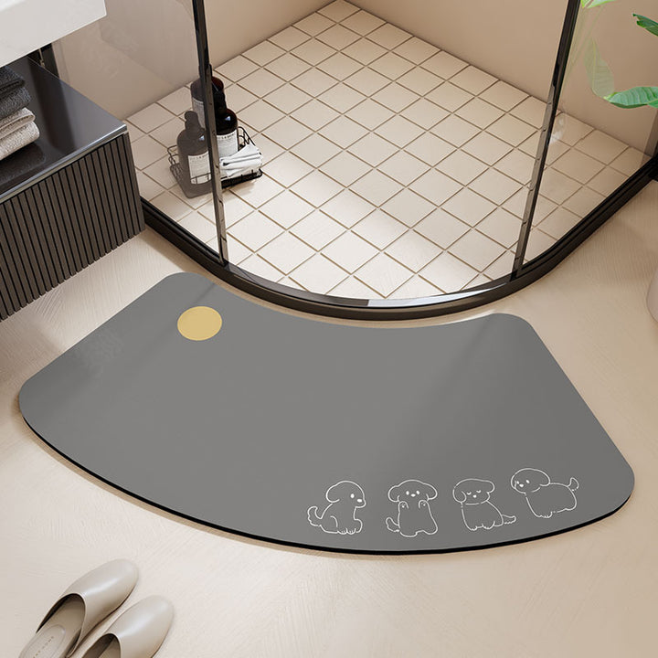 Decorative Shower Mat Kalsten