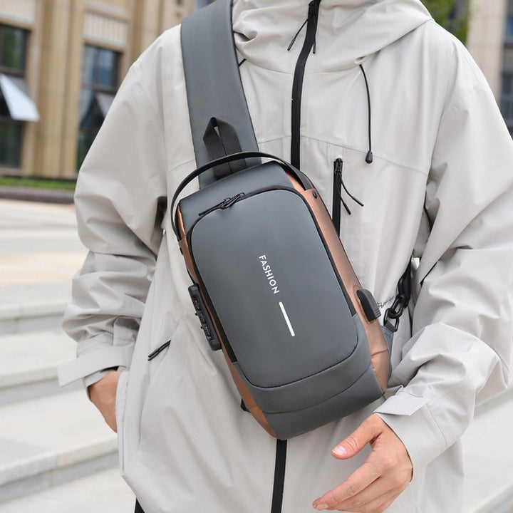 Shoulder bag with ergonomic design and multiple compartments Kalsten