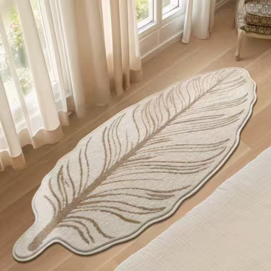 Leaf-Shaped Area Rug