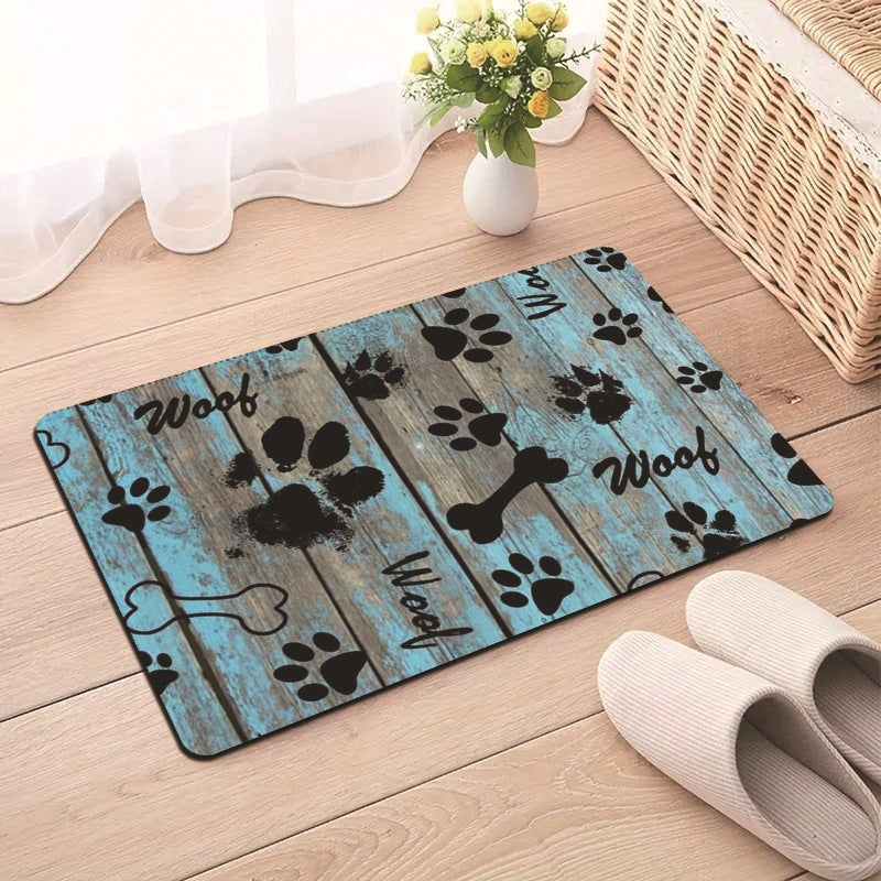 Decorative Pet-Themed Bath Mat Kalsten