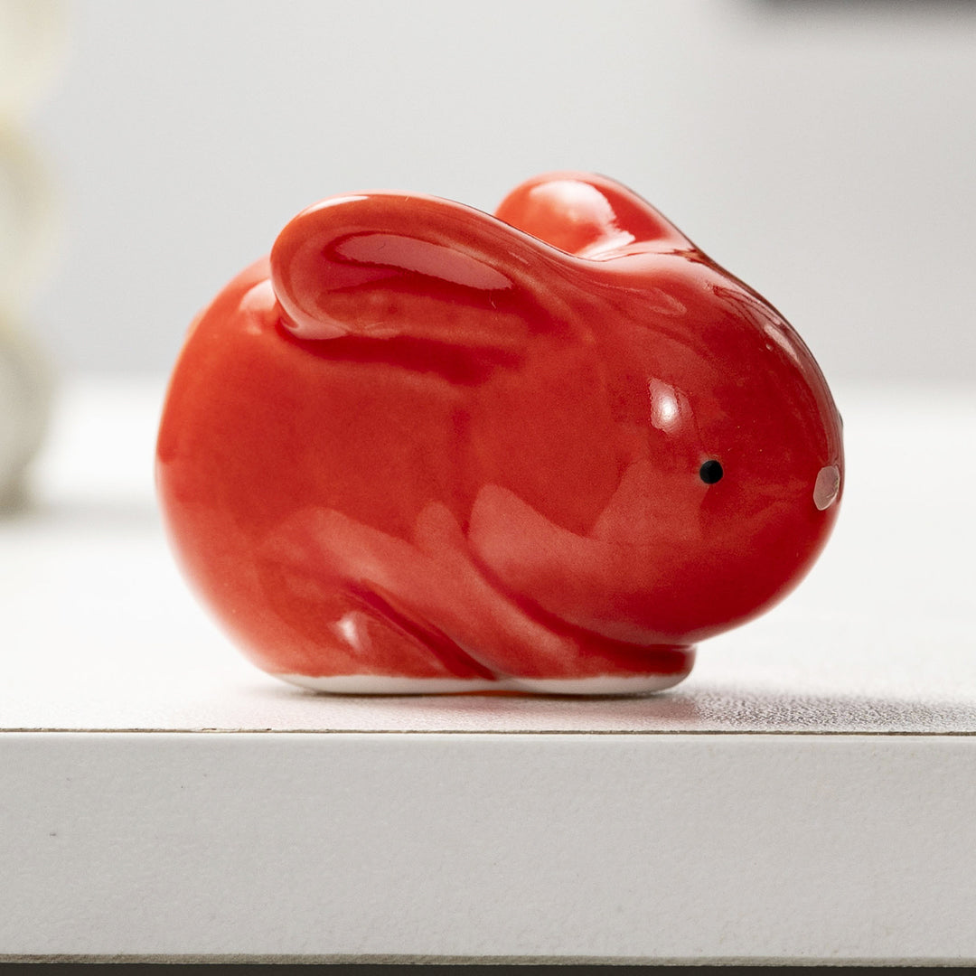 Decorative ceramic figure in rabbit format Kalsten