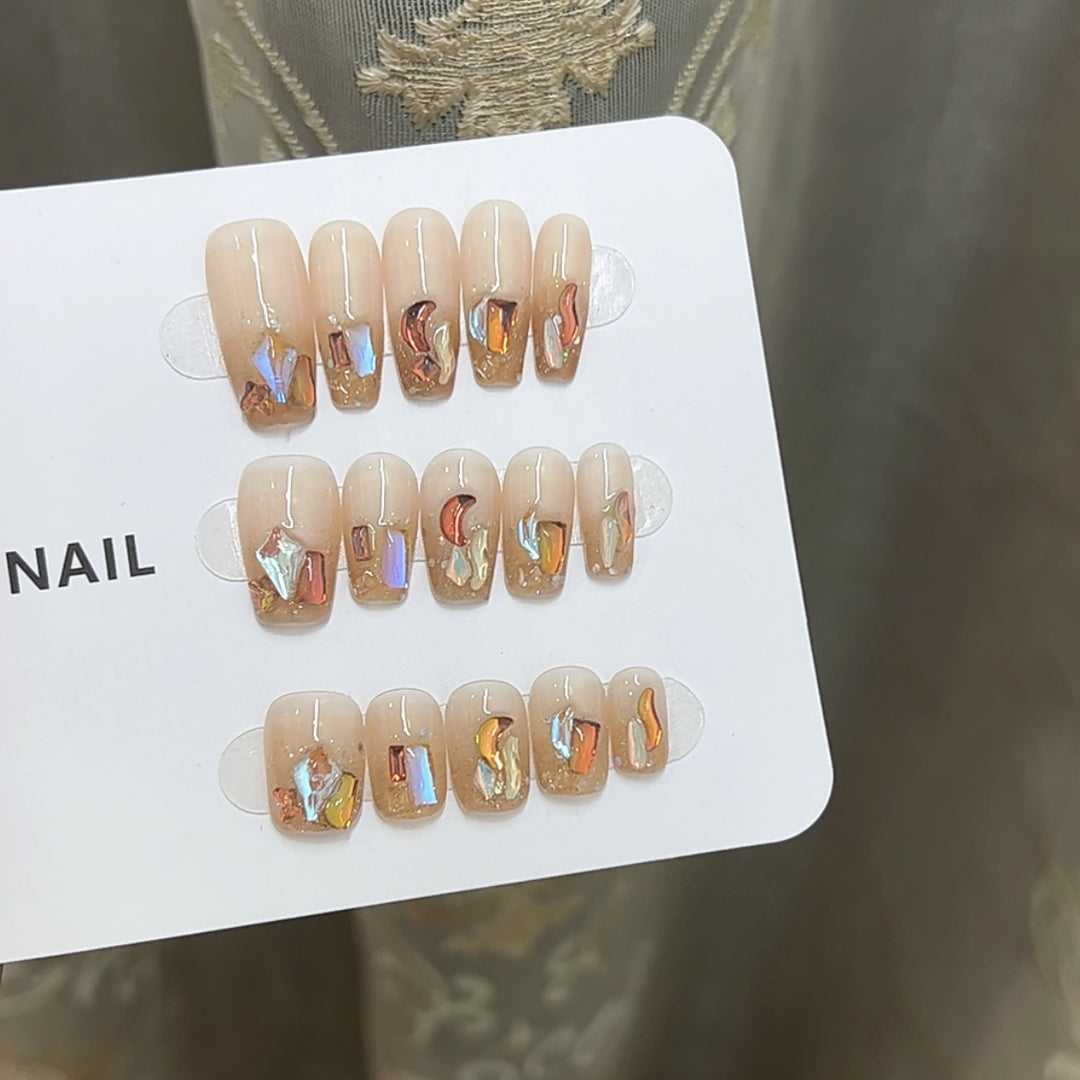 Glittering Press-On Nail Art Collection Kalsten