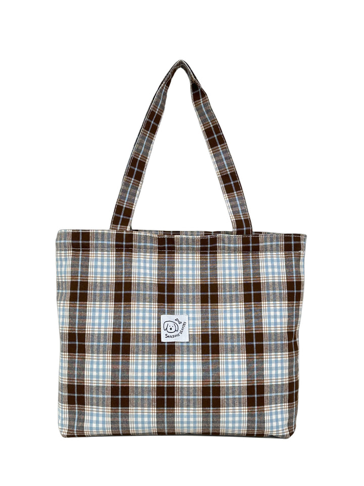 WoStylish Plaid Tote Bag Kalsten