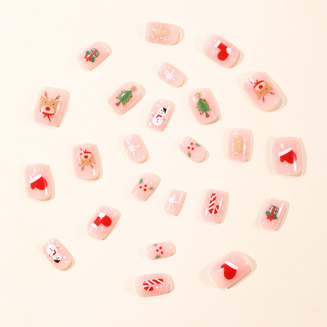 Festive Holiday-Themed Nail Art Extensions Kalsten 1789713259