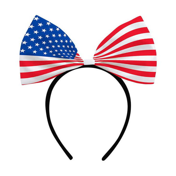 Ladies oversized bow headband with star pattern Kalsten