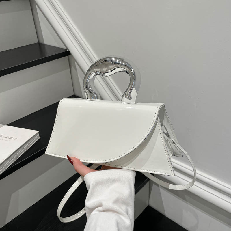 WoChic Patent Leather Handheld Purse Kalsten