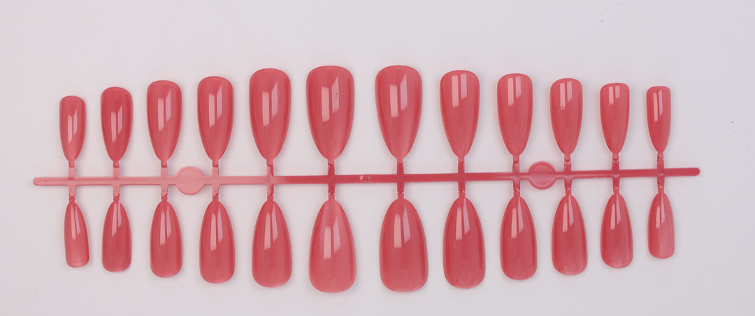 Artificial nail set with shimmering designs Kalsten