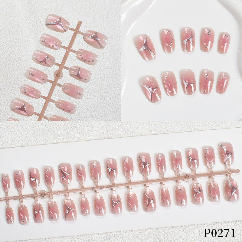 Premium Artistic Press-On Nail Set Kalsten