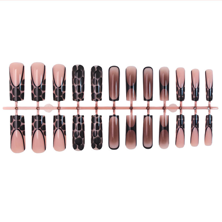 Artificial nail set with elegant decorations and modern design Kalsten
