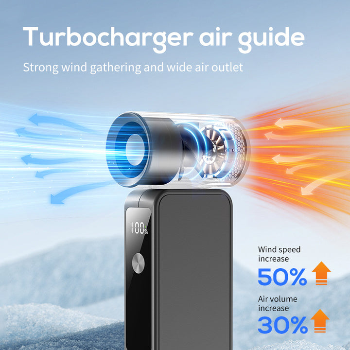 Unisex Compact Personal Cooling Fan with LED Display Kalsten