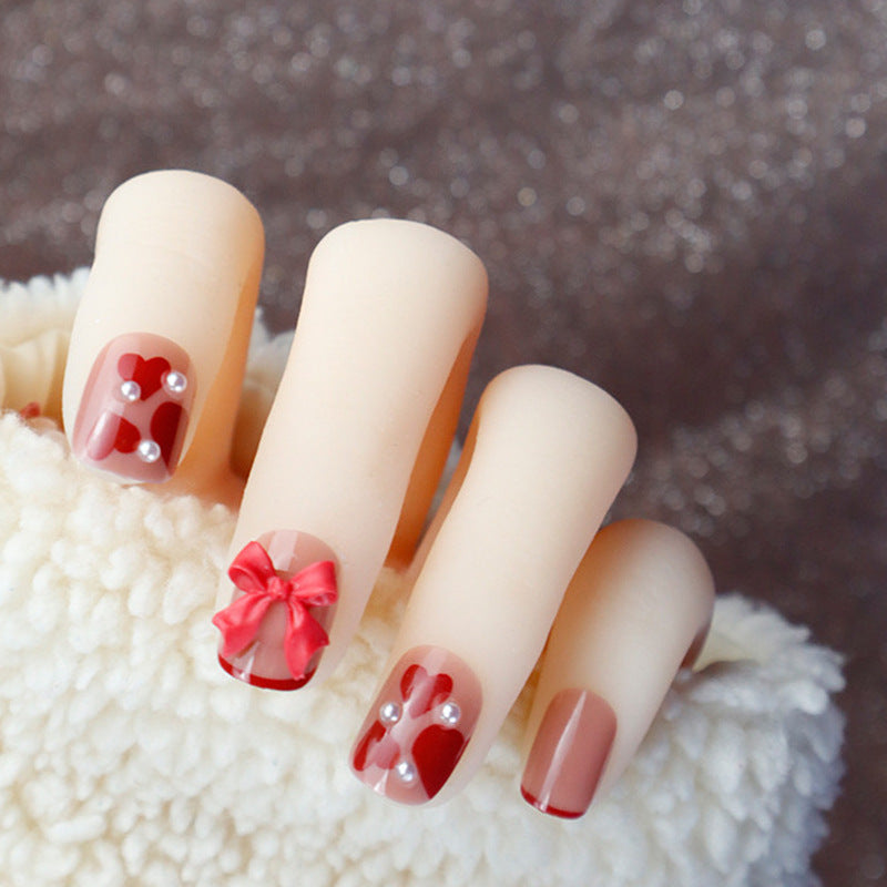 Elegant Decorative Press-On Nail Art