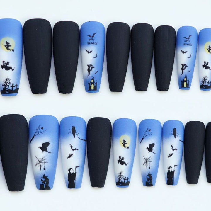 Halloween-Themed Nail Art Kalsten