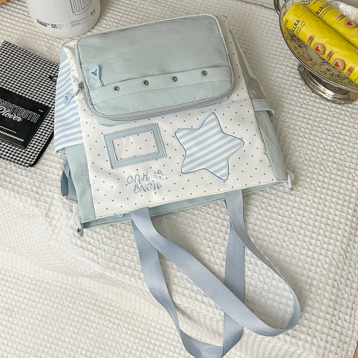 Fun-Themed Star Print Backpack Kalsten