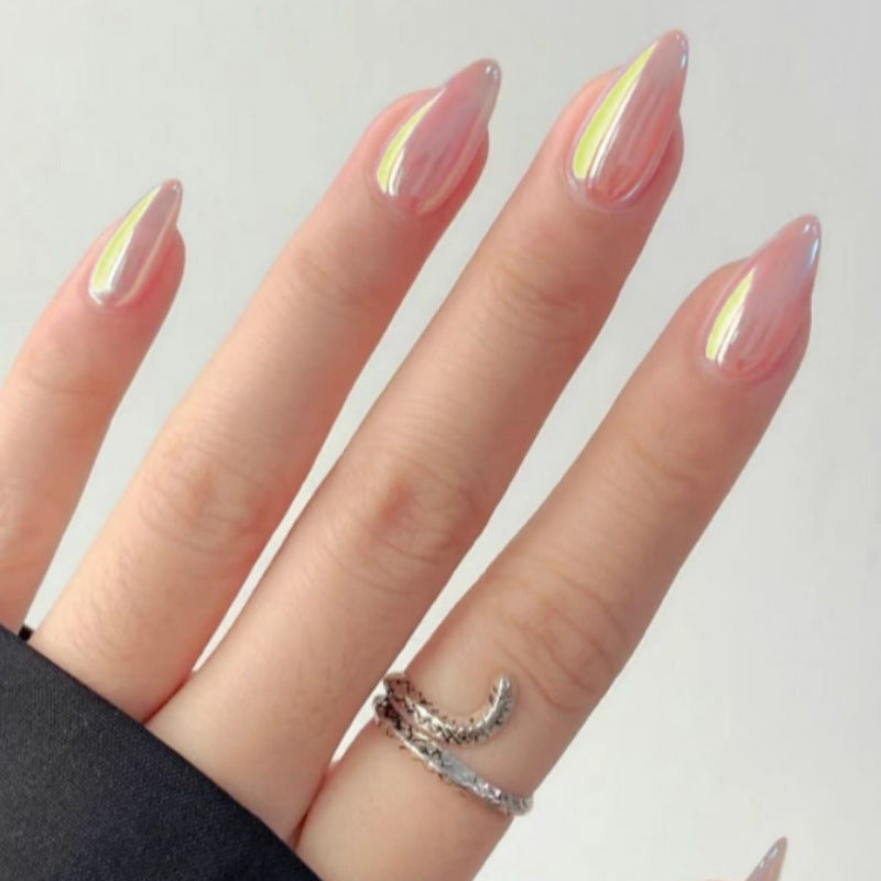 Iridescent Press-On Nail Set Kalsten