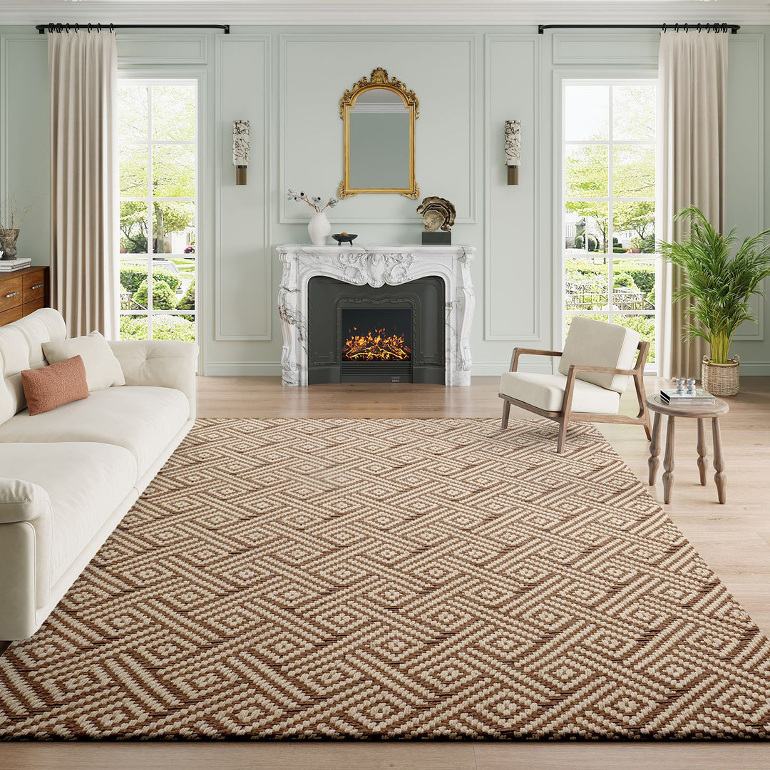 Geometric Patterned Area Rug