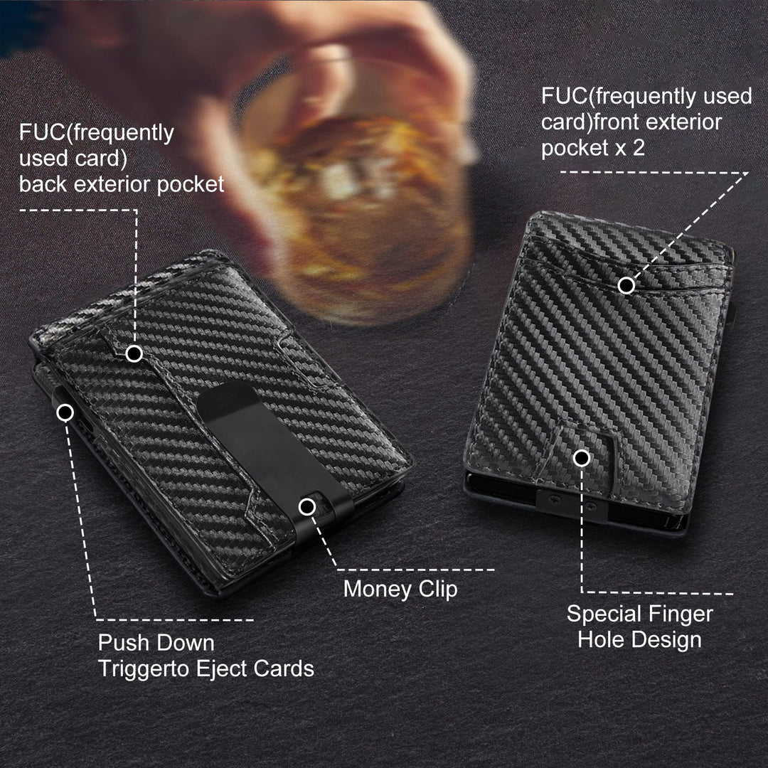 Carbon Fiber RFID-Blocking Cardholder Kalsten