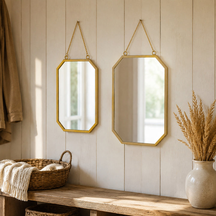 Elegant Octagonal Wall Mirror
