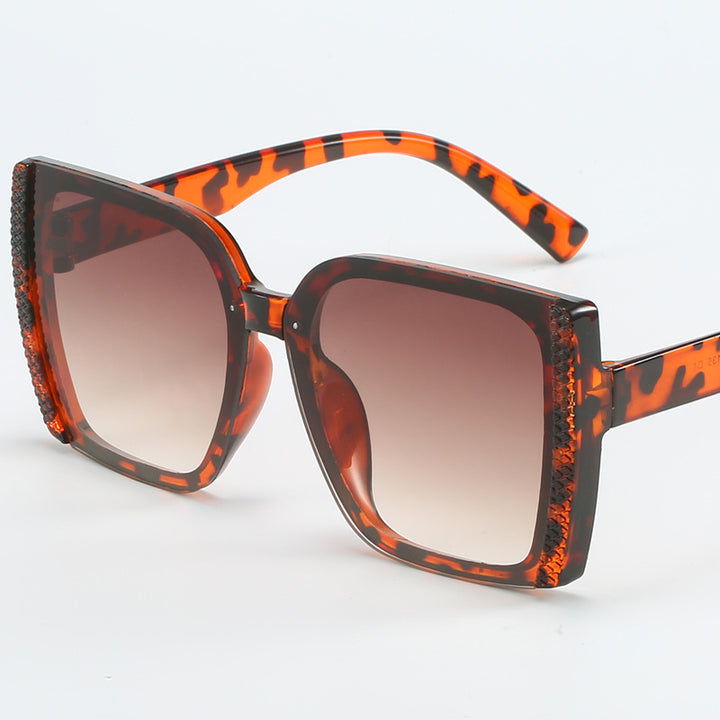 Women oversized designer sunglasses in modern woven design Kalsten