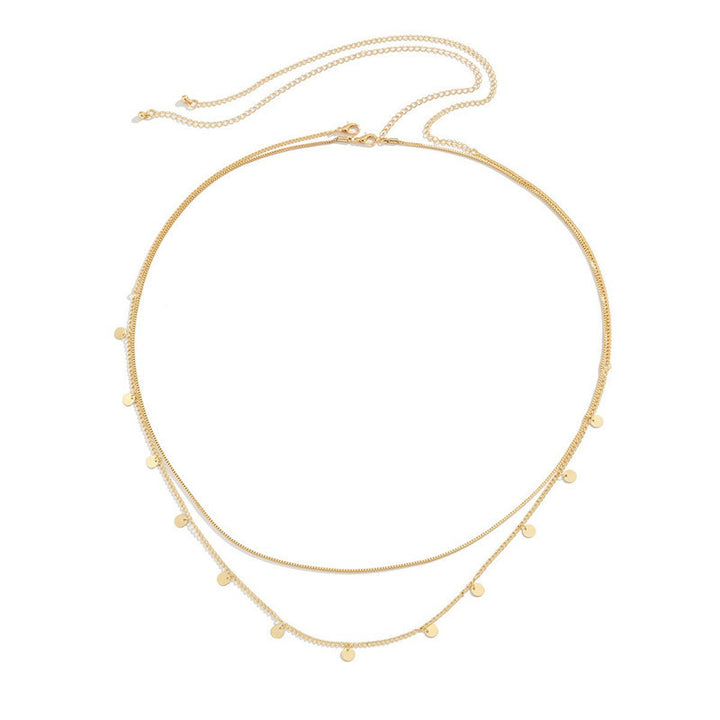 Layered Disc Necklace Kalsten